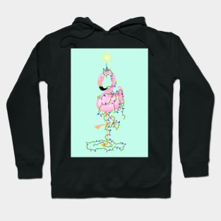 Flamingo Christmas Tree Hoodie